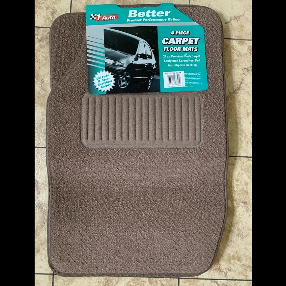 ‘Auto - 4 piece carpet floor mats